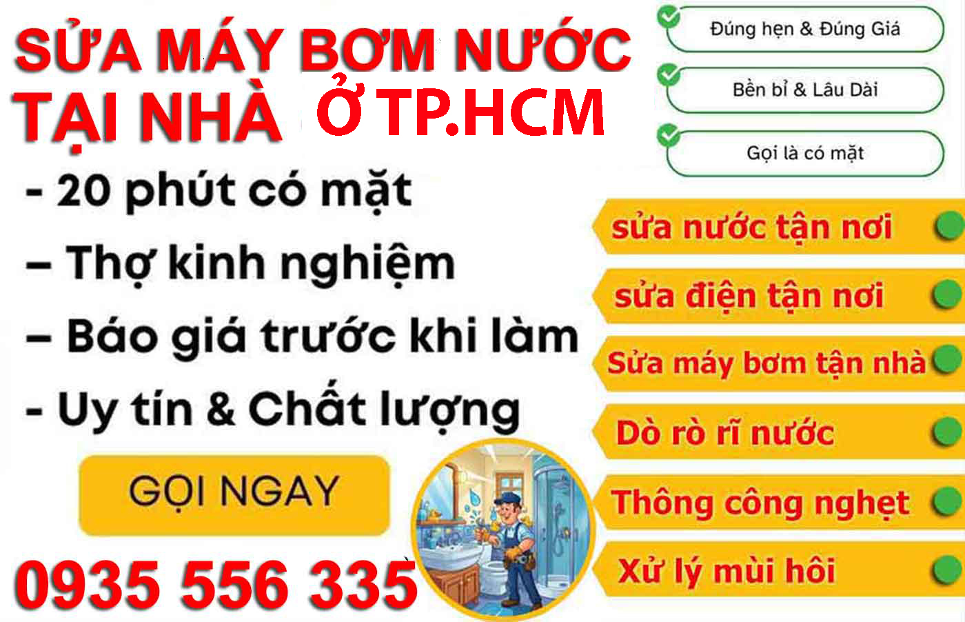 Sửa máy bơm tại nhà Cần Thơ – Dịch vụ uy tín, nhanh chóng, bảo hành dài hạn