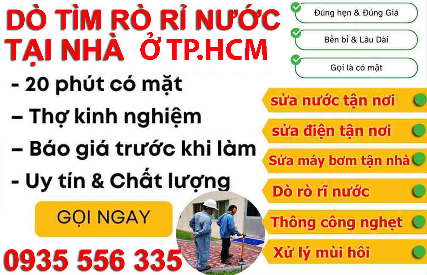 Dò tìm rò rỉ nước tại nhà Cần Thơ – Giải pháp nhanh, chính xác, tiết kiệm nước